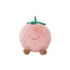 Plush Stuffed Toy Soft Fruit Shape Doll with Embroidered Face and Small Feet for Kids Toddlers and Collectors