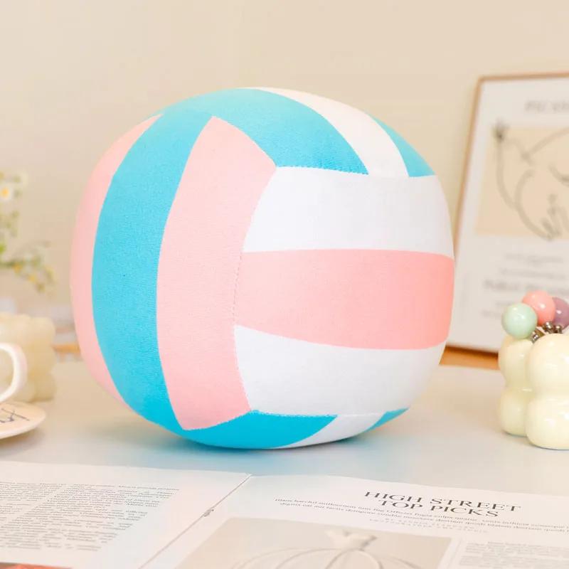 Simulation Volleyball Plush Toys Soft Stuffed Volleyball Doll Ball Sleep Huggable Pillow Creative Home Decor Birthday Gift