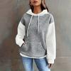 Sweatshirt for Women Cotton Oversize Hooded  Thickened Loose Casual Pullover Long Sleeve Winter Sweatshirt Top