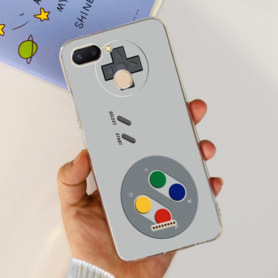 For Xiaomi Redmi 6 6A Case Cute Painted Cover Clear Silicone Phone Case Soft TPU Shell For Redmi 6A Redmi6 Redmi6A Fundas Bumper