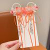 Mid-Autumn Hanfu Fairy Hair Clip - Women's & Children's Ancient Style Floral Tassel, Sweet Accessory for Girls