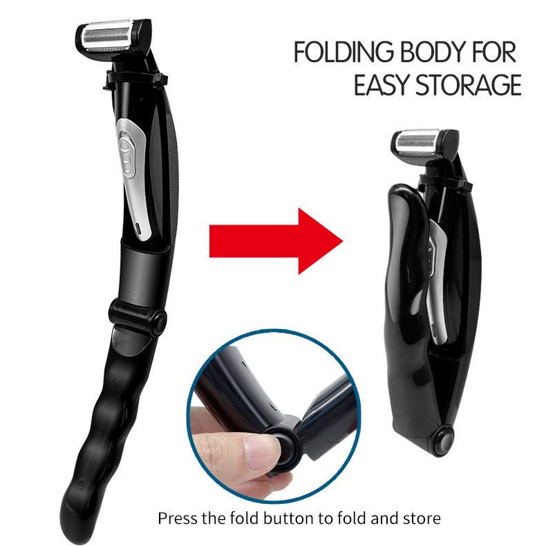 2024 USB Rechargeable Electric Back Shaver - Waterproof with Handle
