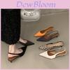 One Word Strappy Sandals For Women With Ultrafine Synthetic Upper For Spring