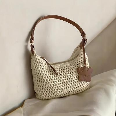 Sommertasche Damen Sommer Tide Schulter Strand Die Ganze Strand Baosen Geflochtene Tasche Damen