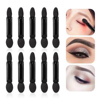 10Pcs Makeup Double-end Eye Shadow Eyeliner Brush Sponge Applicator Tool