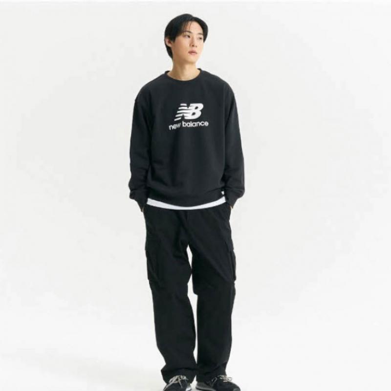 New Balance Uni Big Logo Sweatshirt Semi Overfit Nbnce2s011 19 Sweatshirt