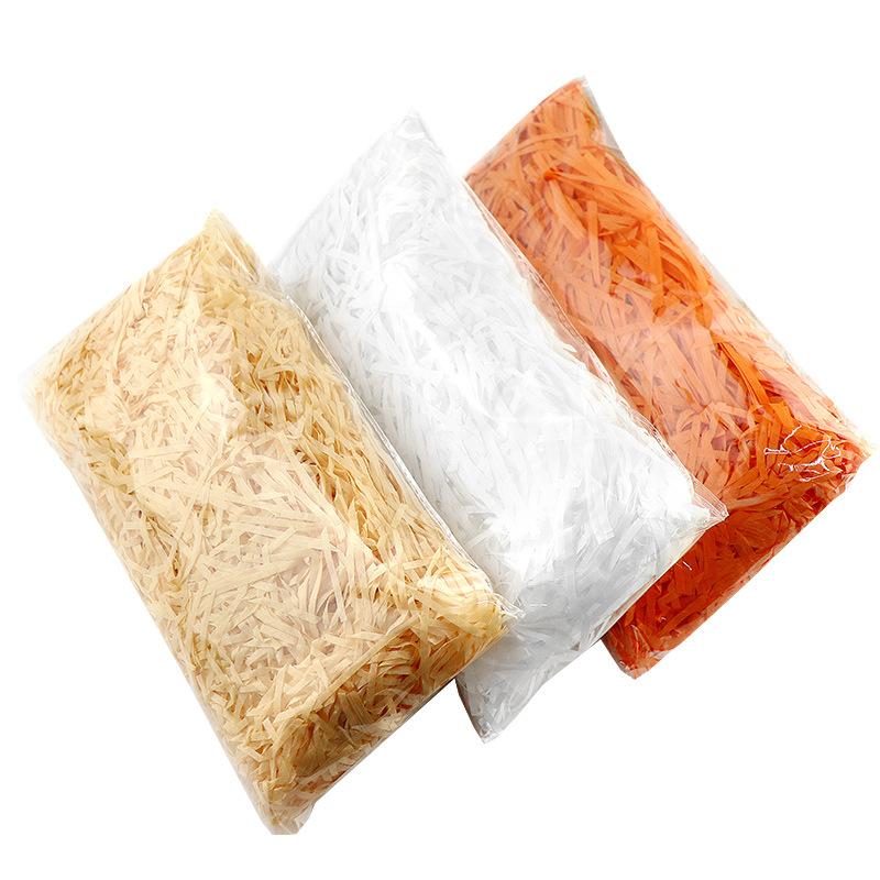 100g Natural Raffia Grass Filler – Eco-Friendly Biodegradable Shredded Gift Box Decoration for Wedding Favors, Party Bags & Unboxing Experience
