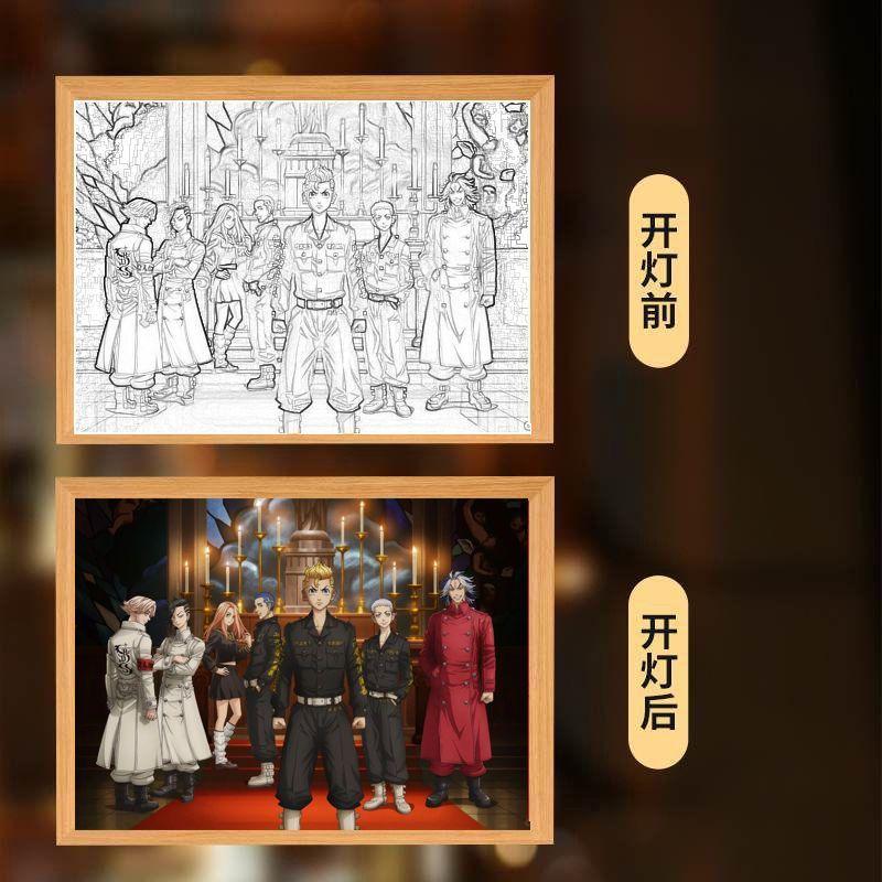 Токийские мстители Светопись Ханагаки Такэмичи Фигурка Лампа Крутой подарок