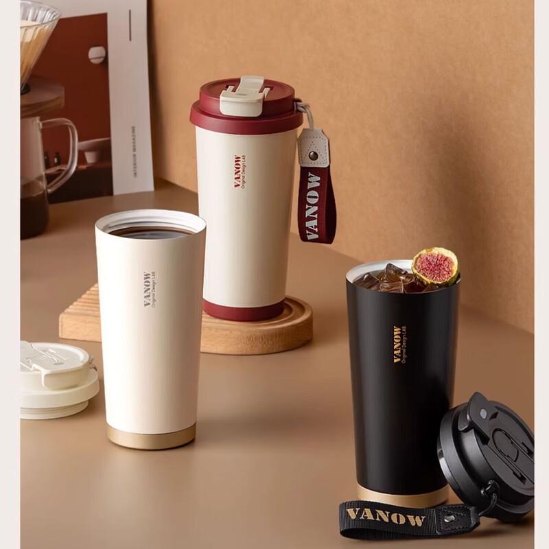 Vanow Ceramic Coated Insulated Coffee Travel Mug