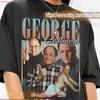 Retro George Costanza T Shirt Seinfield Homage Na091 Vintage Top For Everyday Wear Comfortable Casual Graphic Slightly