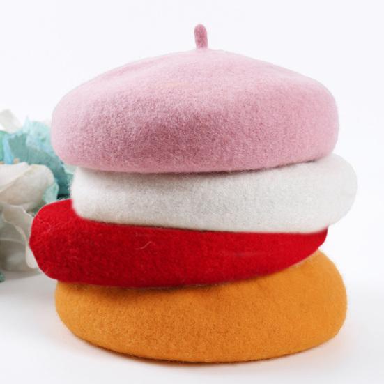 Καπέλο Ζωγράφου Μονόχρωμο Απαλής Υφής Unisex Γούνινο Καπέλο Κάδου Εύκολο στον Καθαρισμό Χειμερινό Γούνινο Μπερέ Αξεσουάρ Μόδας