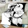 Comfortable Flannel Blanket Dragon Ball! for Bedrooms, Sofas, Beds, Chairs, Picnics and Travel