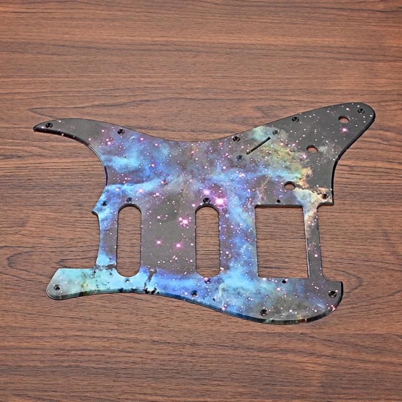 3 Ply 11 Holes Guitar Bass Pickguard Scratch Plate Pick Guards for 4 String Standard Bass Guitar Musical Instrument Part