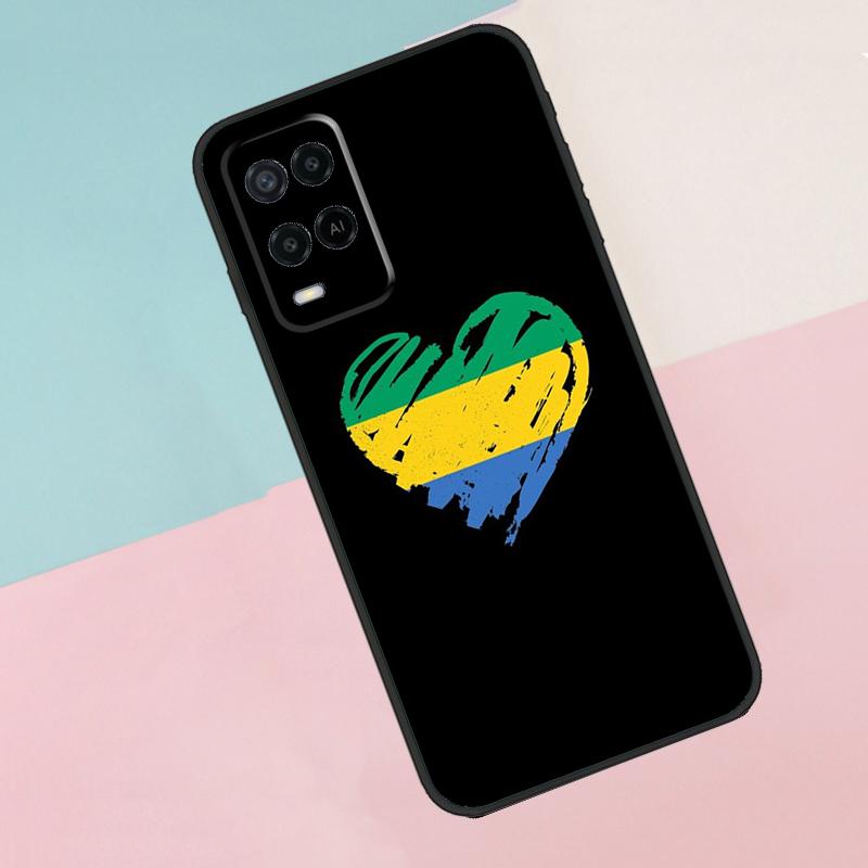 

Габон Флаг Габона Для Oppo A74 A94 A54 A80 A78 A98 A40 A60 A18 A38 A58 A15 A17 A77 A57S A16 A76 A96 Чехол для телефона OPPO A94 5G