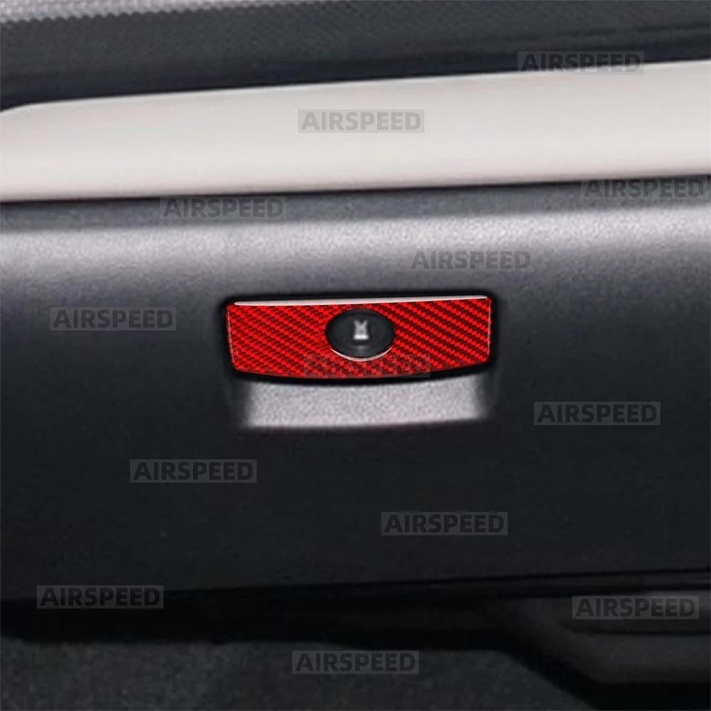 Carbon Fiber Interior Sticker for Subaru Forester 2019-2024 LHD RHD Passenger Box Switch Trim Cover