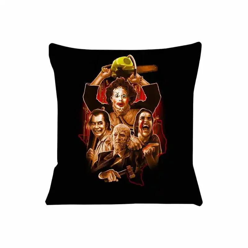 Das Texas Kettensägenmassaker Kissenbezug für Sofakissenbezug Sitz Auto Wurfkissenbezug Für Zuhause Dekorativ SJ-743