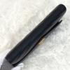 Used SAINT LAURENT Saint Laurent Large Flap Long Wallet Cassandra Black Black V Stitch