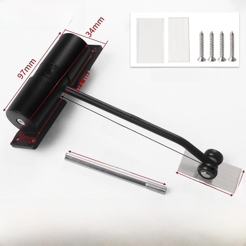 

Бесшумный гидравлический буферный дверной доводчик Casrui - огнестойкий, устойчивый к царапинам, автоматический для домашнего и коммерческого использования