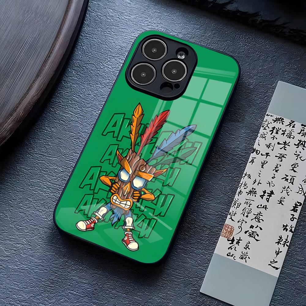 Prime Crash Bandicoot Phone Case For IPhone 13 Pro Max 14 16 Plus 12 Mini 11 15 X XR XS 8 7 Plus SE Tempered Glass Back Cover