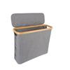 Toilet Paper Basket with Lid Oxford Cloth Visual Foldable Water Resistant Dust Proof Space Saving