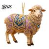 Decorative Acrylic Christmas Tree Decoration 2D Goat Ornament Cute Animal Sheep Hanging Decor for Clear Flame Red Ornament Tree Holiday Party