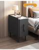 Solid Wood Light Luxury Ultra-Narrow Bedside Cabinet, 20cm Wide, Multi-Layer, Fully Assembled for Small Spaces