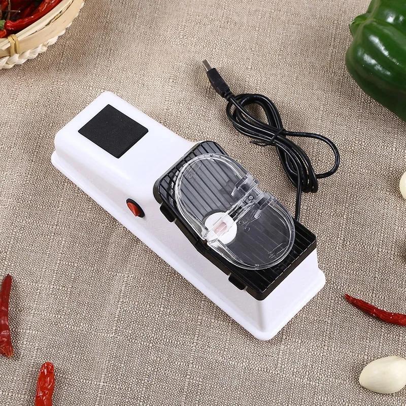 Affilacoltelli Elettrico Affilacoltelli per la Casa Affilatura e Lucidatura Rapide Tipo USB Articoli da Cucina Affilacoltelli da Cucina