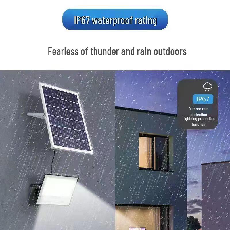 High-Brightness Outdoor Solar Floodlight