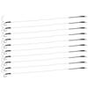 5 Set Carp Fishing Hair Rigs Line Metal Hooks Bait Thread Hook Rigs Fishing Accessory11#