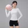 Women's Slim Fit Long Sleeve Sports Top - Autumn/Winter Yoga Running Wear