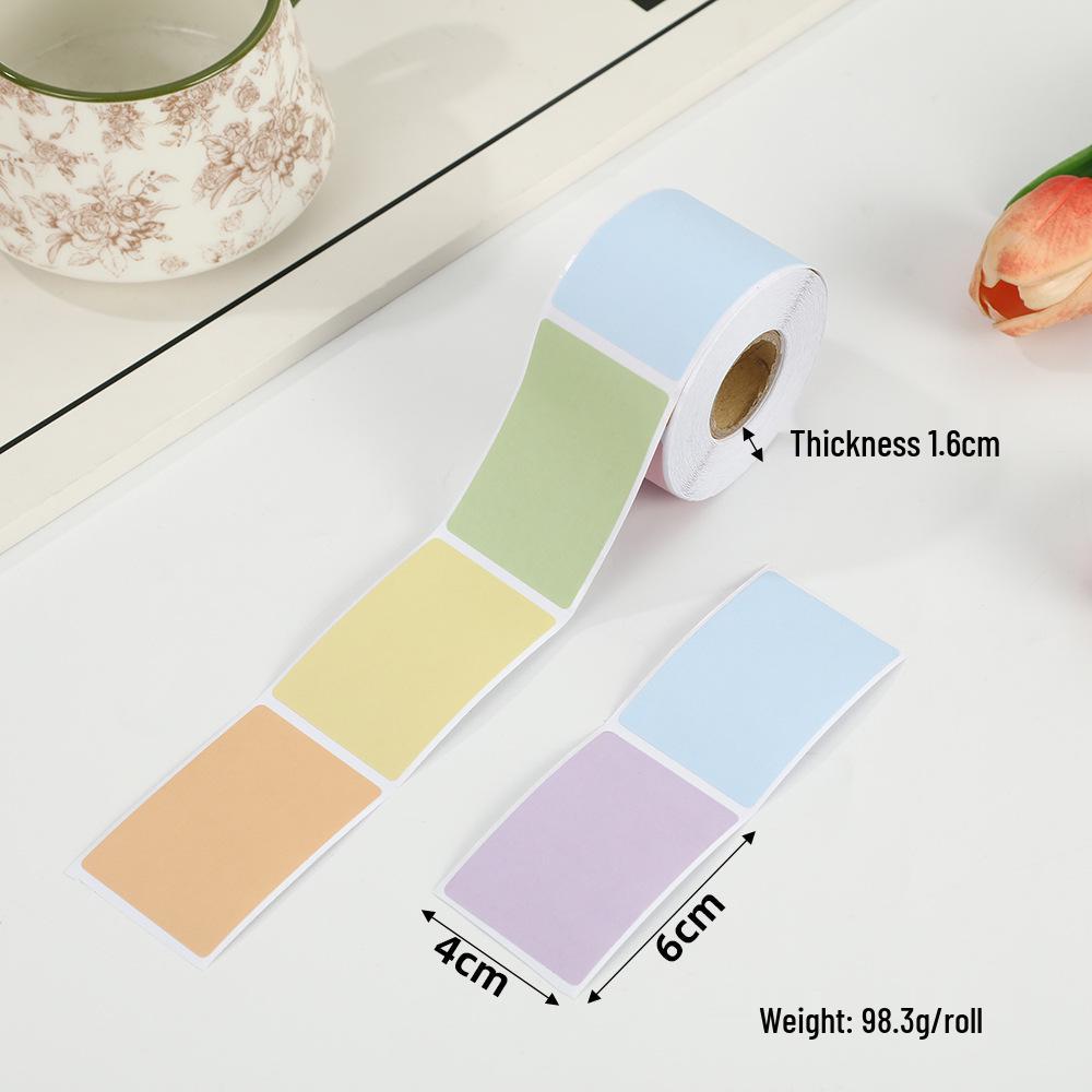 Colorful Macaron Index & Classification Stickers