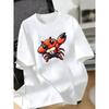 Kids Crewneck Short Sleeve T-Shirt, Funny Fitness Muscle Crab Print Trendy Summer Tee