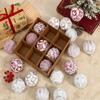 9pcs Plastic Painted Christmas Balls Pendant Christmas Tree Ornaments  New Year Decoration