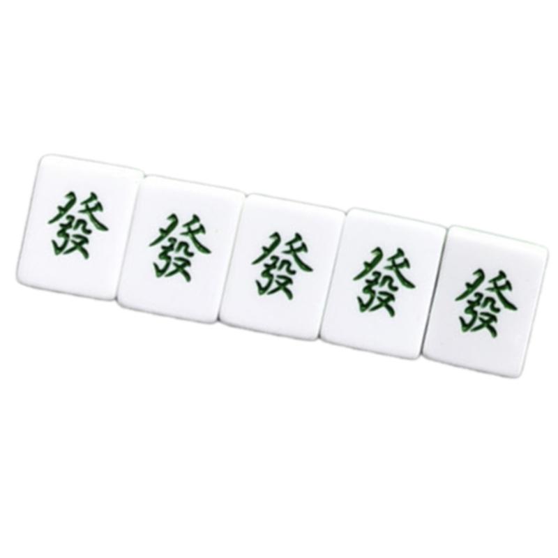 Colorful Mini Mahjong Tile Magnets 4/5Pieces Set for Refrigerator and Office Decors Miniature Board Game Charm Magnets B03E