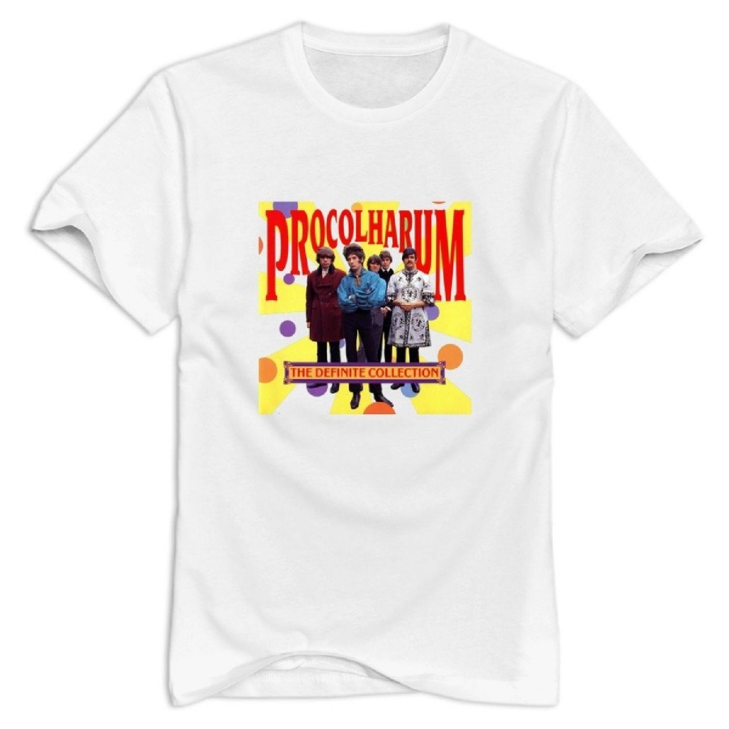 

GYKU Men s Procol Harum T-Shirt White US Size M, 100% Organic Cotton XXXXXL білий