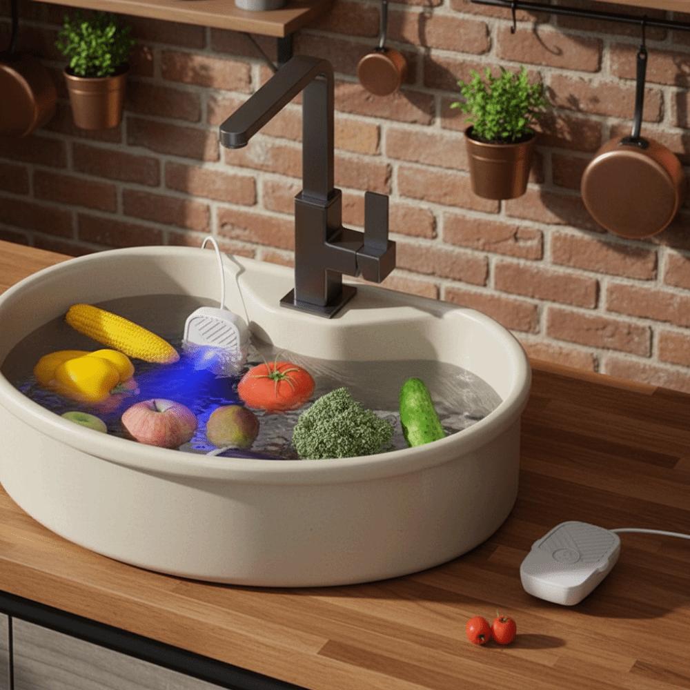 Waterproof Ultrasonic Cleaning Machine Multifunctional Food Cleaner  Food Preparation