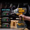 350N.m Cordless Electric Impact Wrench Brushless Torque Wrench Hand Drill Socket Auto Repair Tool Gift connector Accessory Box