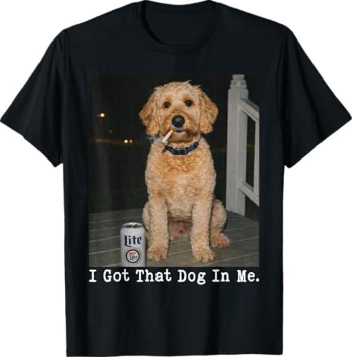 I Got That Dog in Me Funny Golden Doodle Meme Doodle Mom T-Shirt S разноцветный