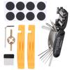Bicycle 16 in 1 MultiFunctional Tyre Repair Tool Kit Bike Puncture Repair Tool with Bag