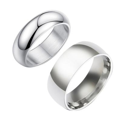 Unisex Edelstahl Verlobungspaar Band Fingerringe Schmuck Geschenk