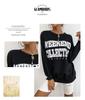 2025 Autumn Women's Long-Sleeve Letter Round Neck Pullover Hoodie