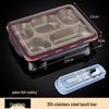 Japanese Style 304 Stainless Steel 5-Compartment Lunch Box