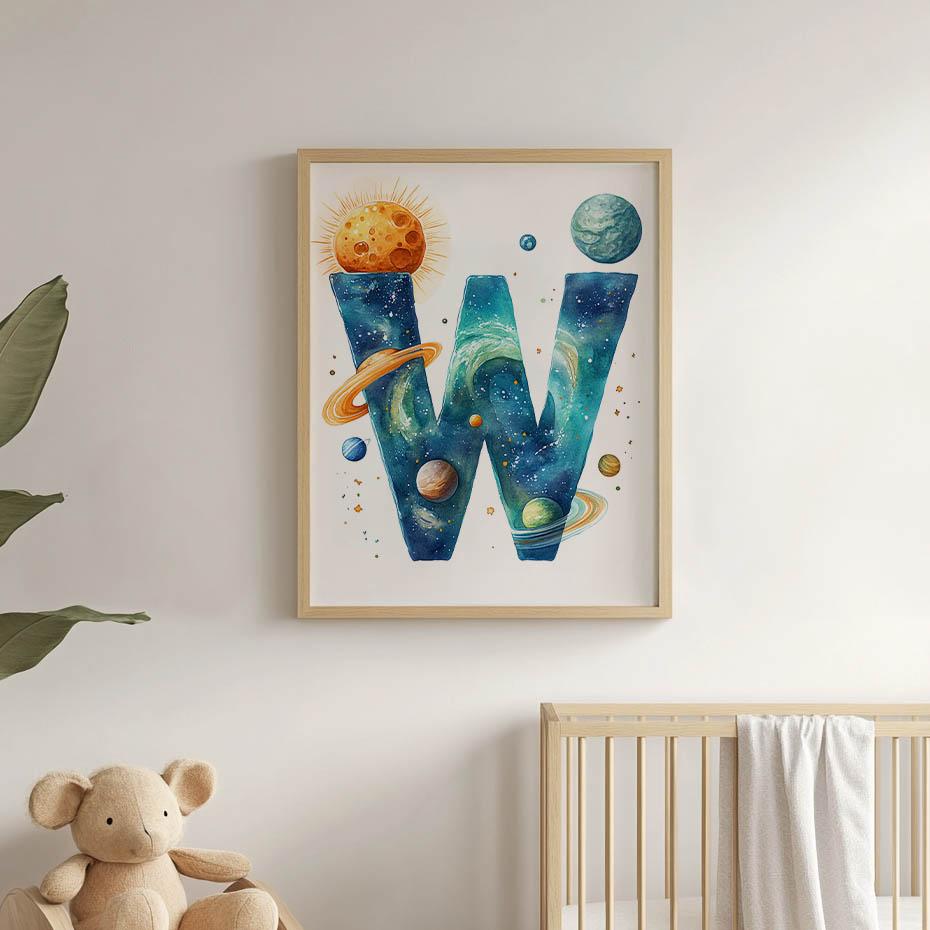 Plakat Odkryj Magię Litery W Plakat Odkryj Magię Litery W, 40X50 Cm, Bez Ramy, Papier Matowy 230 Gsm