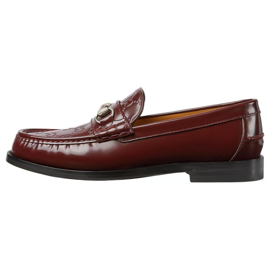 Gucci Horsebit Loafers 1.5cm Men's Burgundy 786426 AADIU 6101