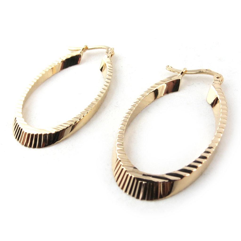 Les Trésors De Lily [N1729] - Créoles 'Valse' (35 mm)