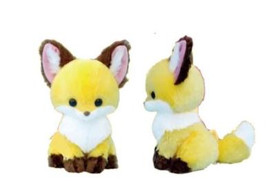 Amuse Chokon and the Fox JB Konpeito (Yellow) Plush Toy, 28cm Long, 703310
