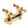 Violin Seam Clamp Brass Gluing Double Sided Music Tool for Luthiers, Workshop Upgraded