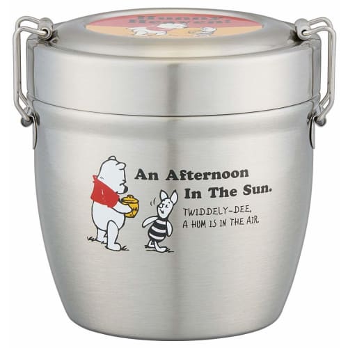 

Skater Insulated Stainless Steel Lunch Box, 550ml, Disney Winnie the Pooh Design, STLBD6-A