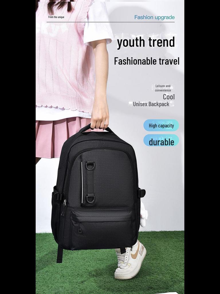 Trendy Large Capacity Backpack for Students - Lightweight, Stylish, and Perfect for Travel