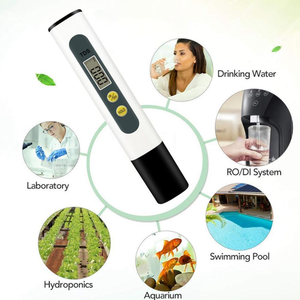 Mini Self-provided Battery Water Tester Water Purity Analyzers Water Monitor Water PH Meters Pen
